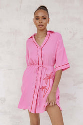 Fabiola Mini Dress - Pink - XL - Image 37