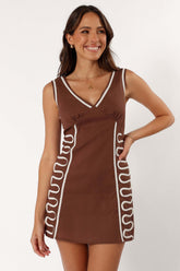 Alexa Mini Dress - Chocolate - XL - Image 33