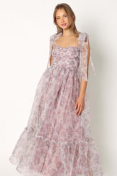 Floret Midi Dress - Dark Purple - XL - Image 41