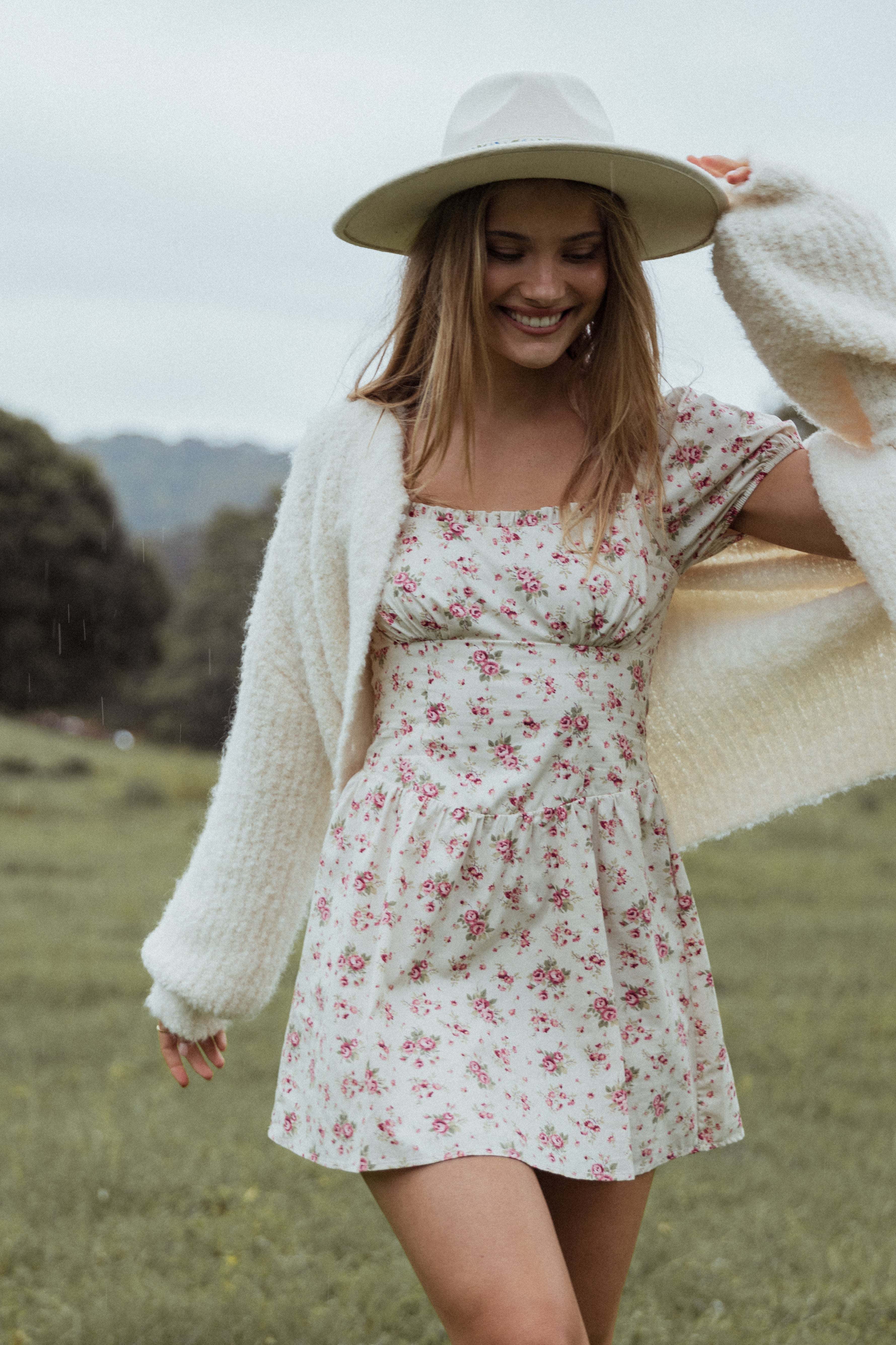 Isobelle Mini Dress - Red Floral - XL - Image 38