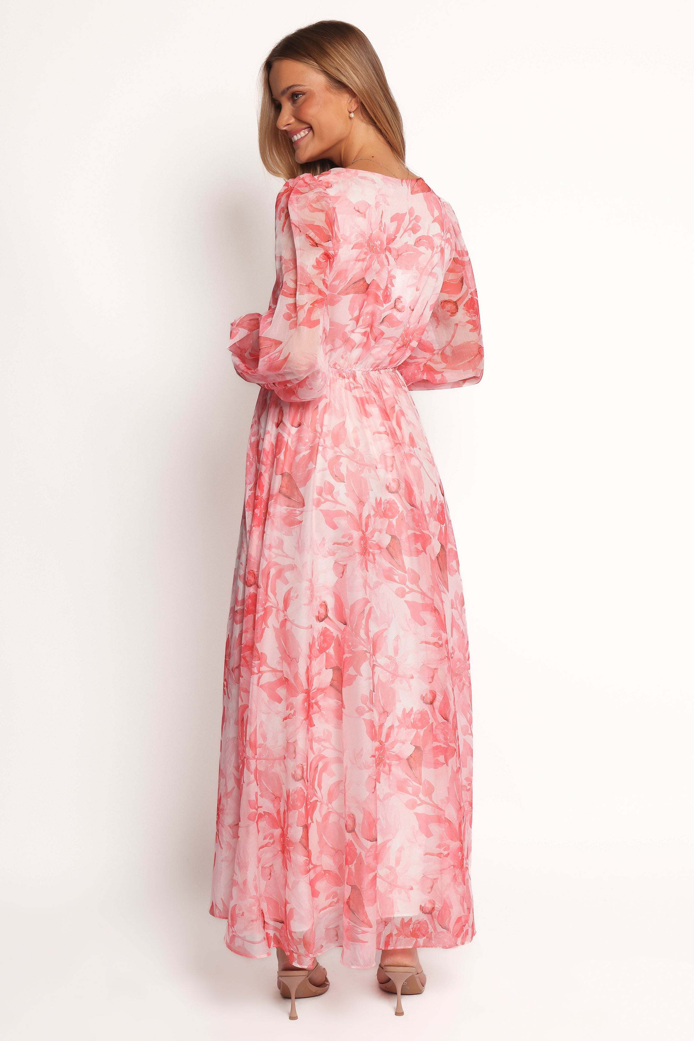 Anisa Maxi Dress - Pink Floral - XL - Image 32
