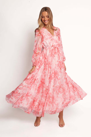 Anisa Maxi Dress - Pink Floral - XL - Image 30