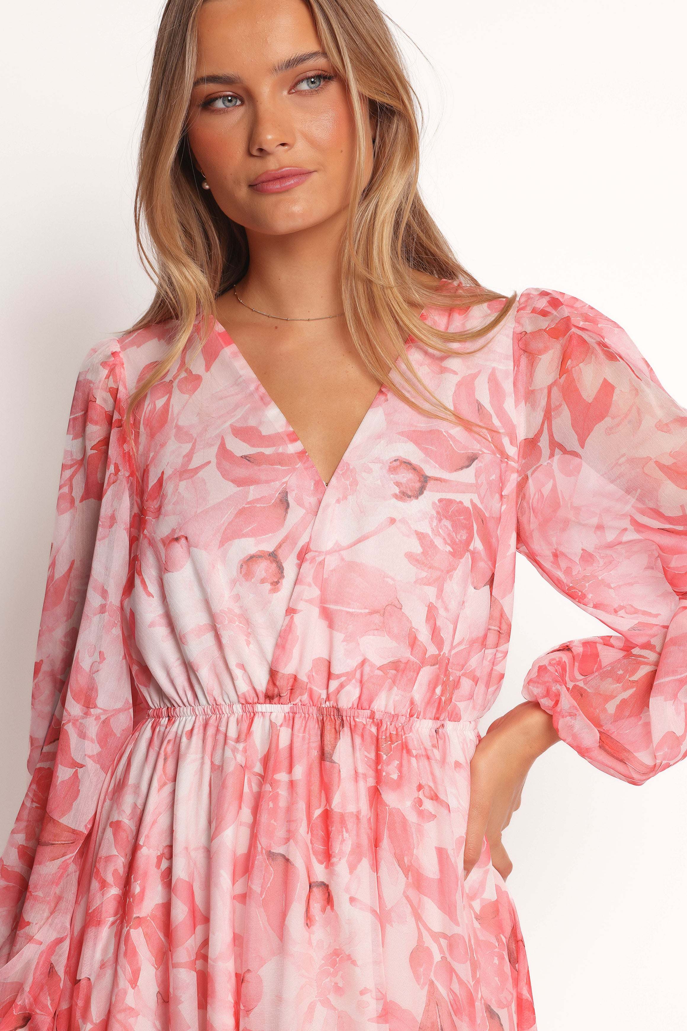 Anisa Maxi Dress - Pink Floral - XL - Image 31