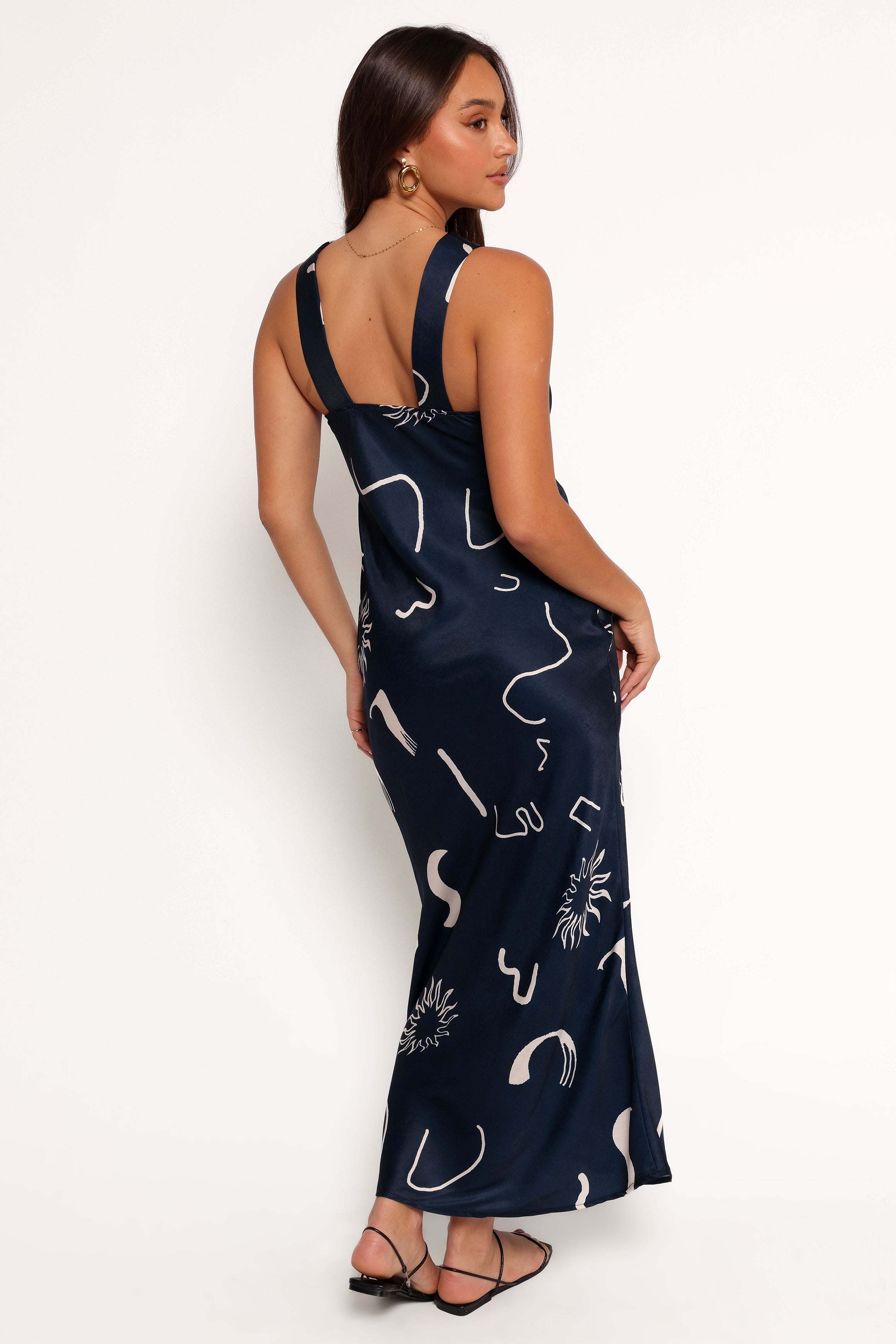 Ashlyn Midi Dress - Navy Print - XL - Image 31