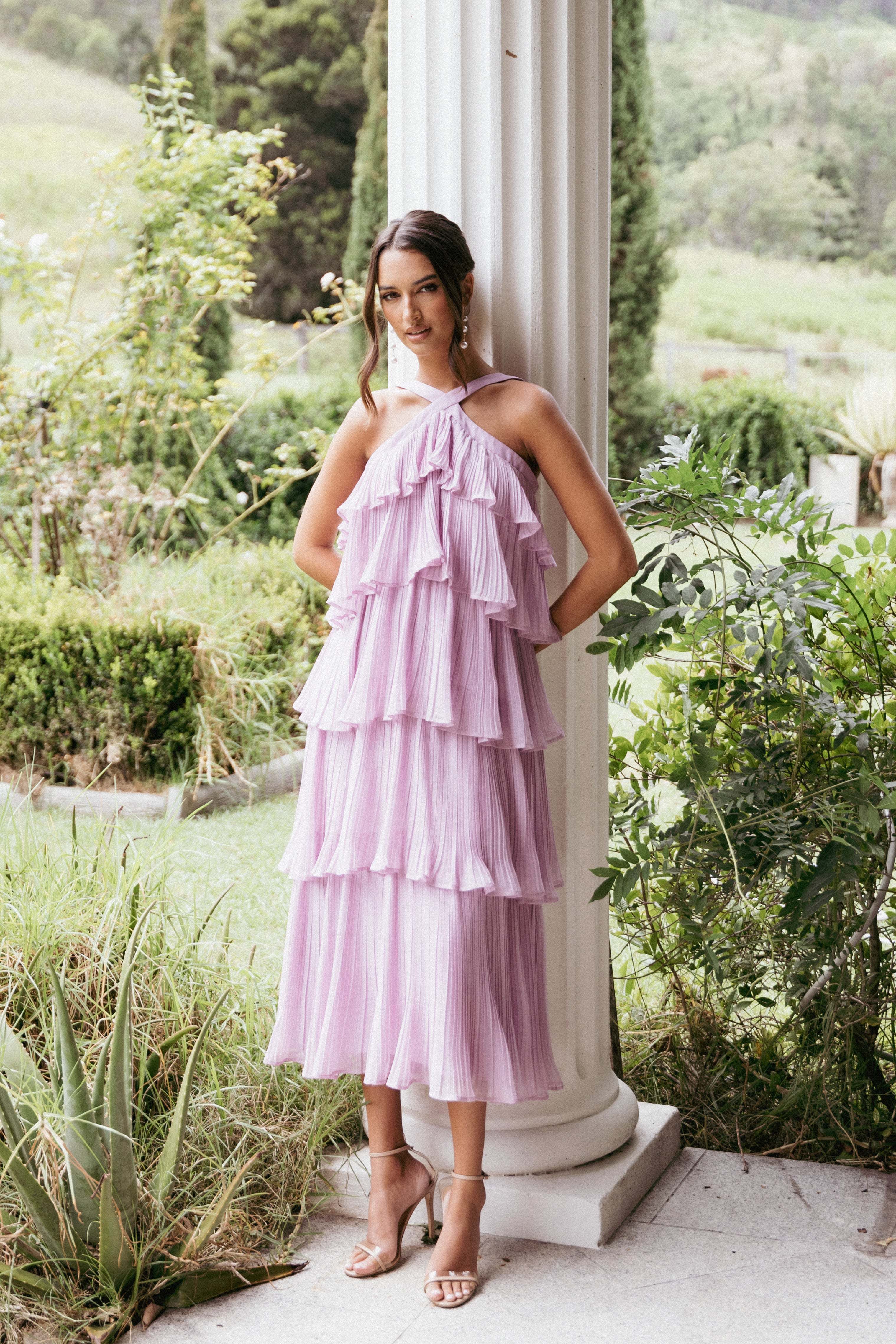 Aveline Midi Dress - Lilac - XL - Image 37