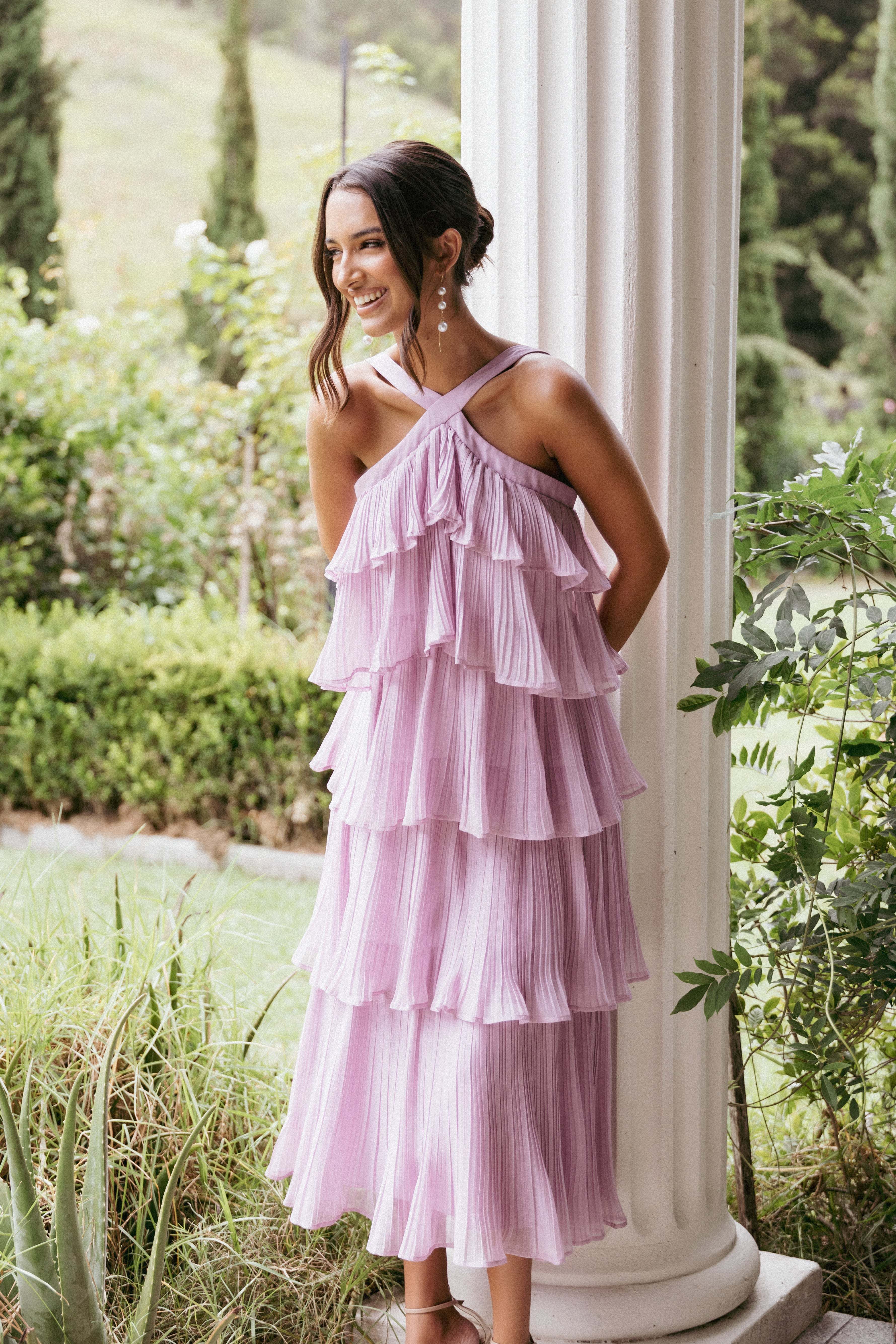 Aveline Midi Dress - Lilac - XL - Image 45