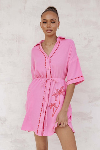 Fabiola Mini Dress - Pink - XL - Image 37