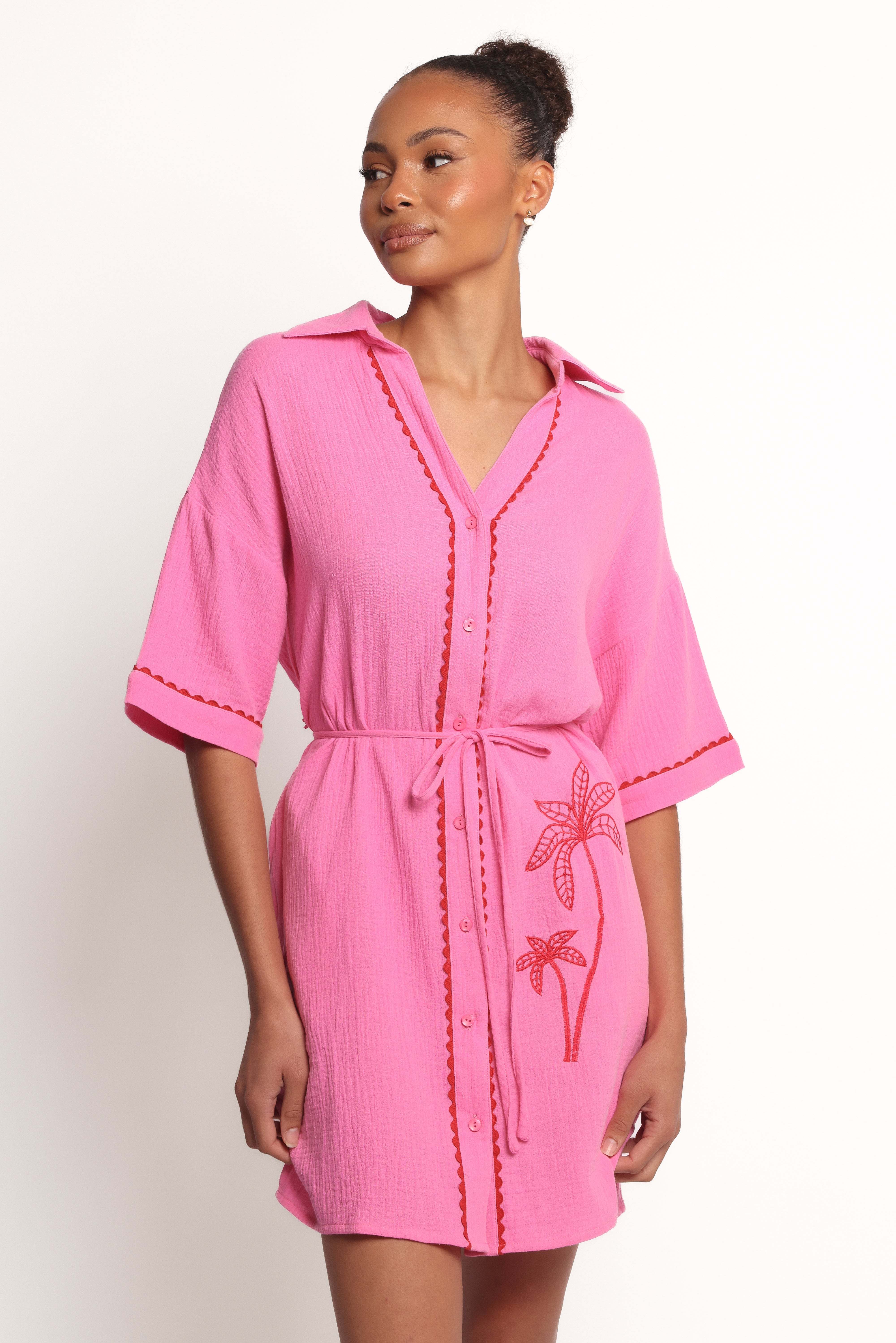 Fabiola Mini Dress - Pink - XL - Image 38