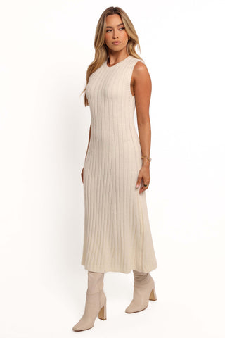 Kellie Knit Midi Dress - White - XL - Image 35