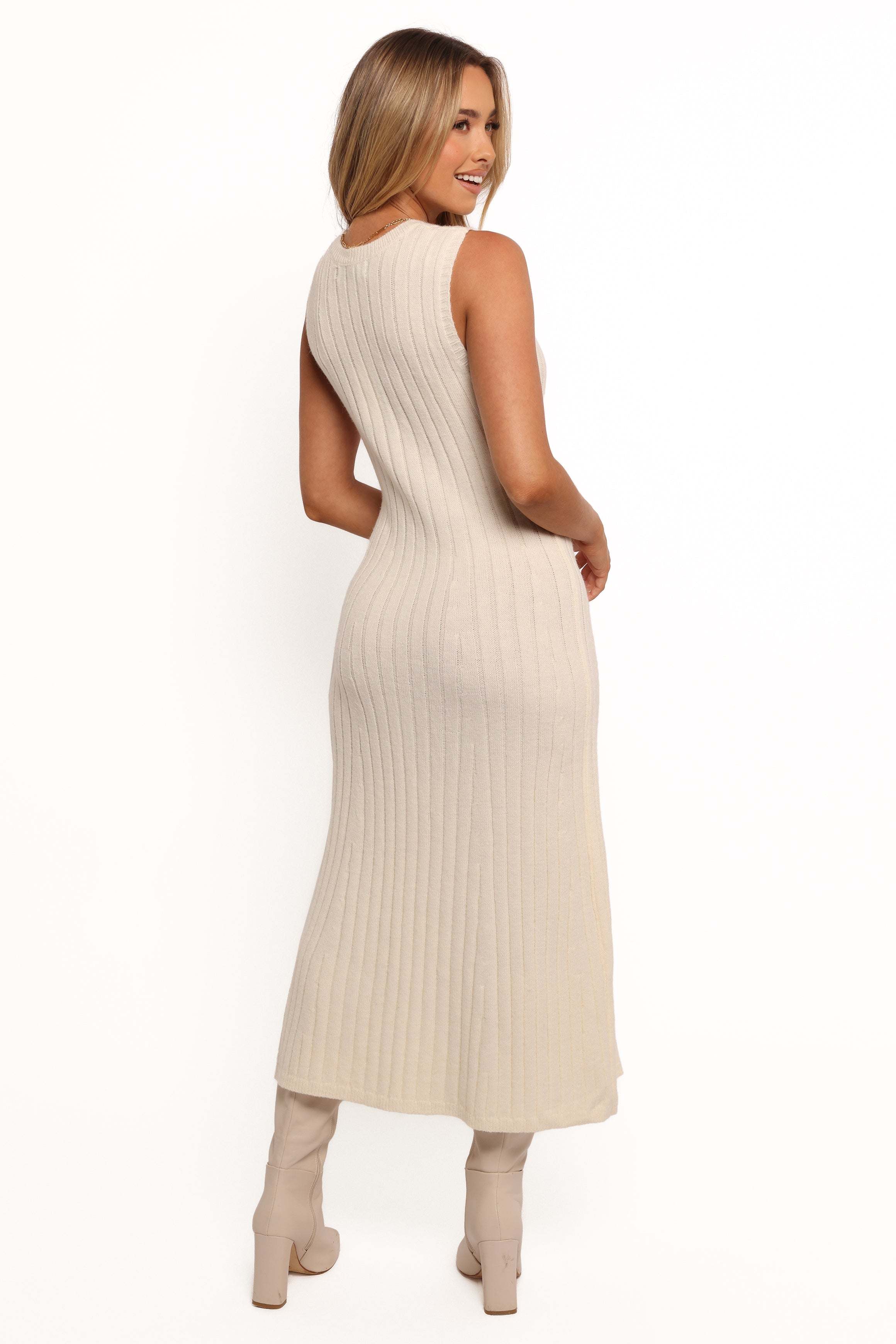 Kellie Knit Midi Dress - White - XL - Image 36
