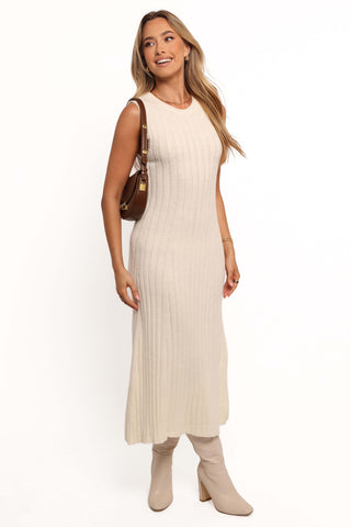 Kellie Knit Midi Dress - White - XL - Image 34