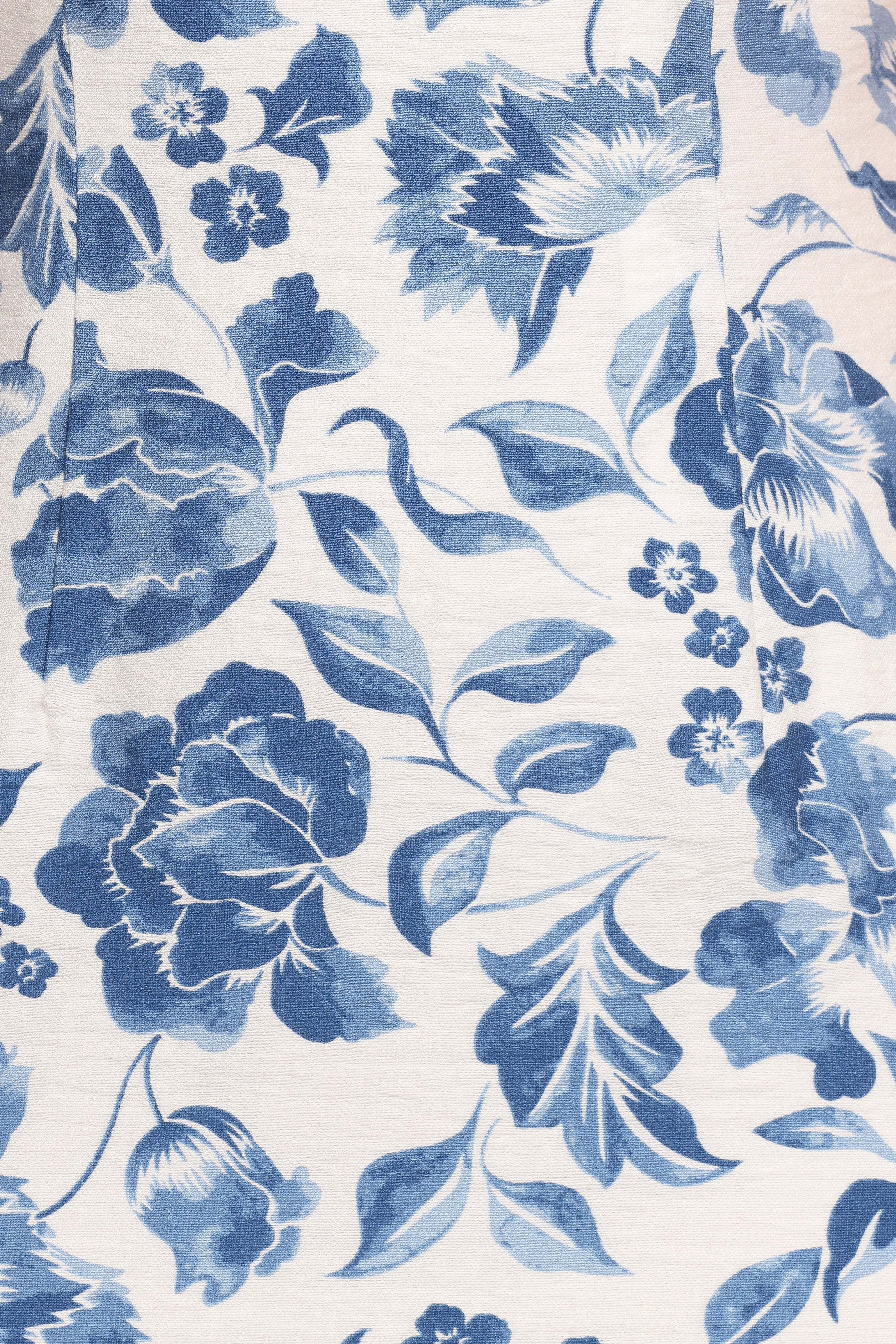 Renee Mini Dress - Blue Floral - 10 - Image 35