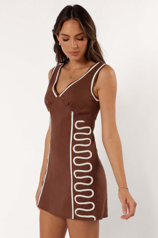 Alexa Mini Dress - Chocolate - XL - Image 34