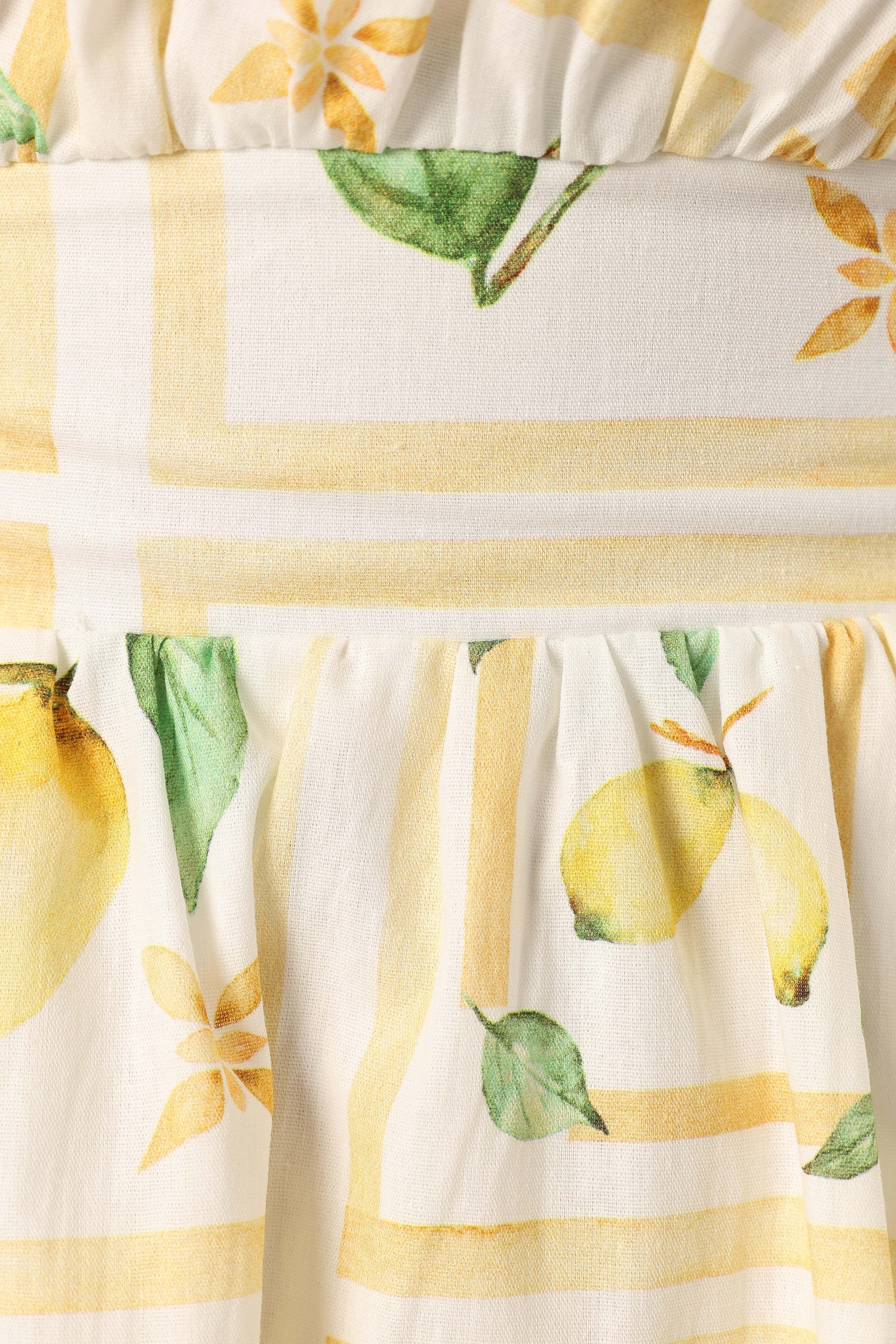 Cintrico One Shoulder Mini Dress - Lemon - XL - Image 39