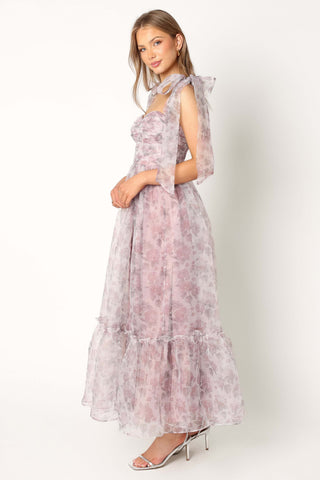 Floret Midi Dress - Dark Purple - XL - Image 42