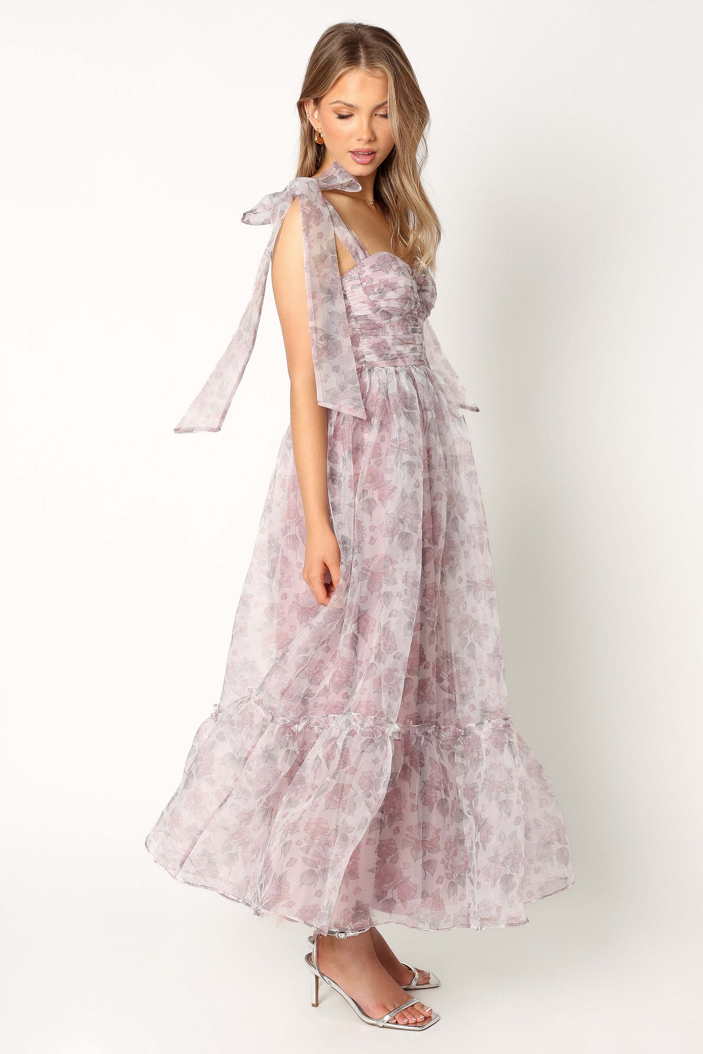 Floret Midi Dress - Dark Purple - XL - Image 44