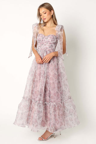 Floret Midi Dress - Dark Purple - XL - Image 45