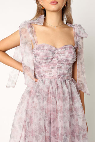 Floret Midi Dress - Dark Purple - XL - Image 46