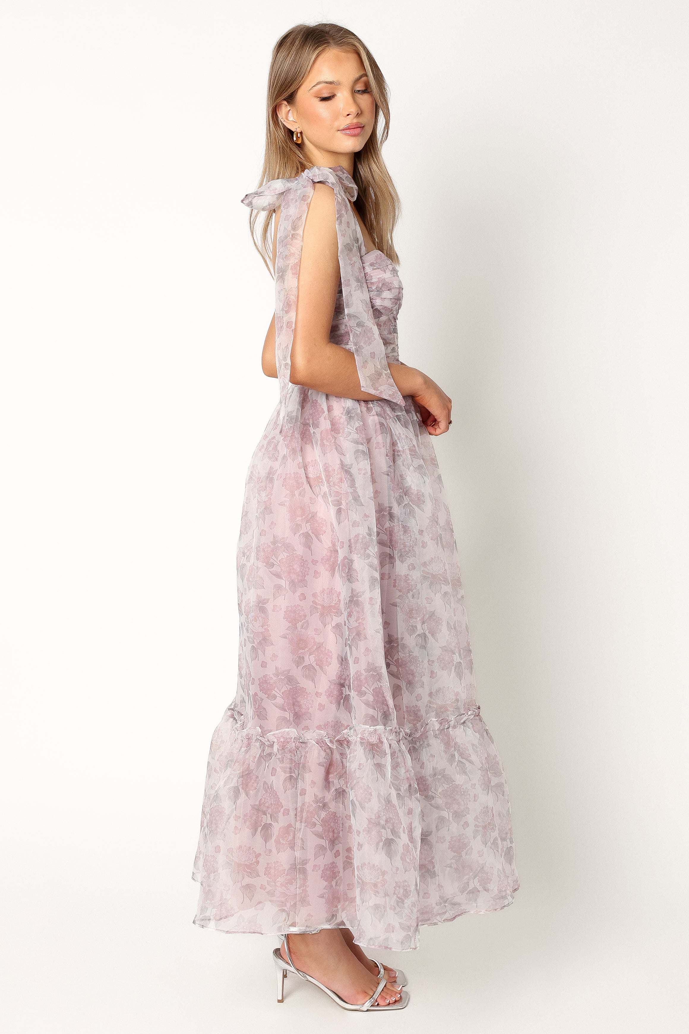 Floret Midi Dress - Dark Purple - XL - Image 47