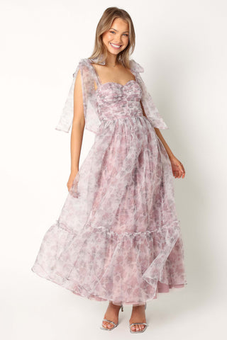 Floret Midi Dress - Dark Purple - XL - Image 48