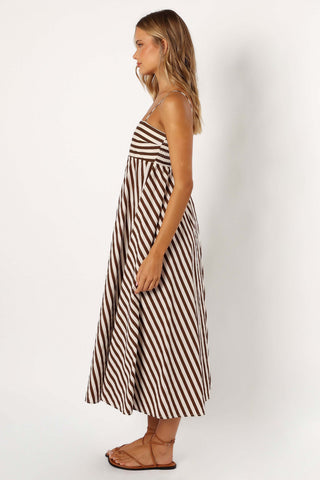 Mercury Maxi Dress - Chocolate - XL - Image 31