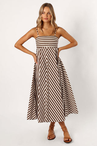 Mercury Maxi Dress - Chocolate - XL - Image 29