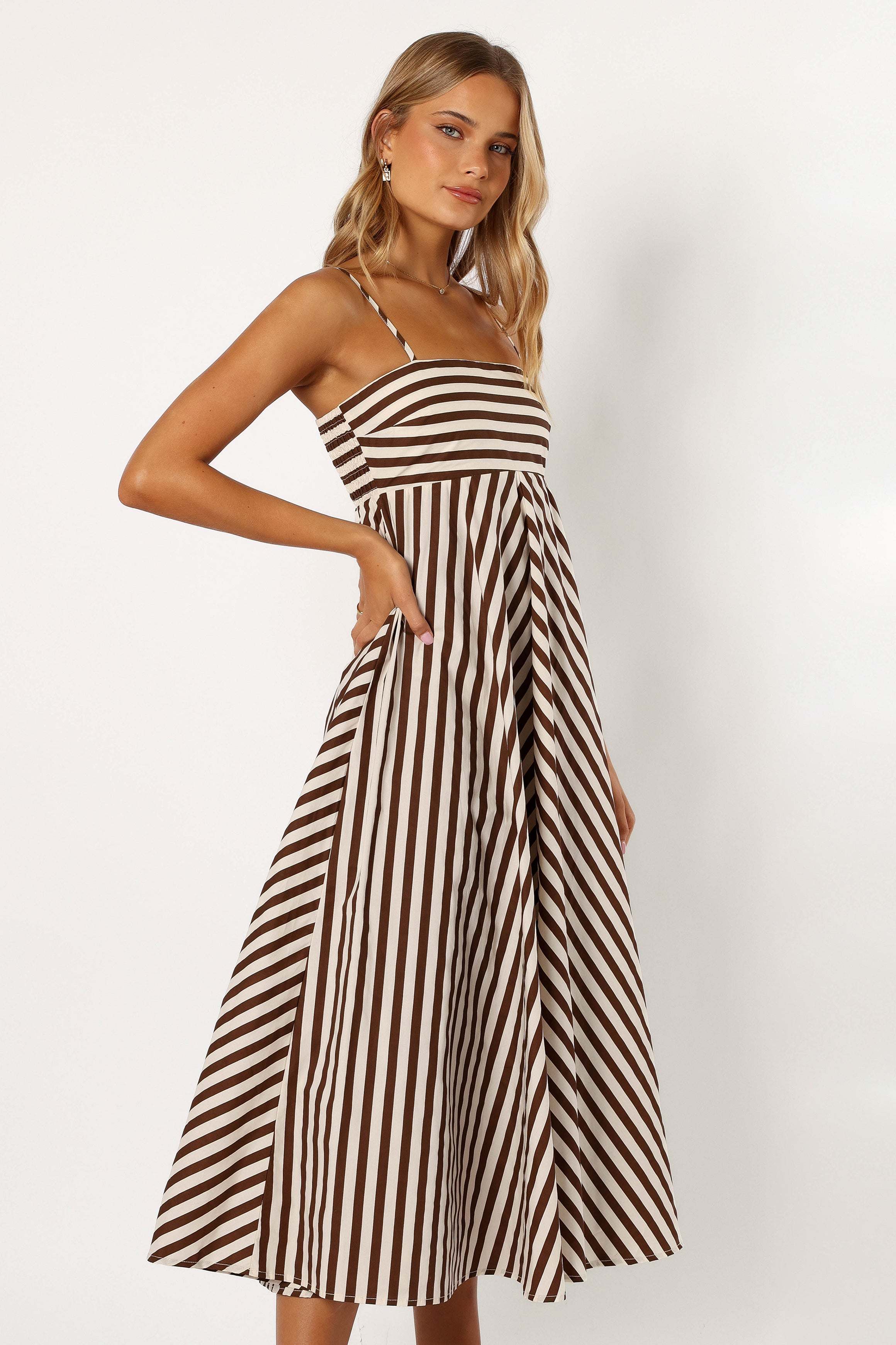 Mercury Maxi Dress - Chocolate - XL - Image 30