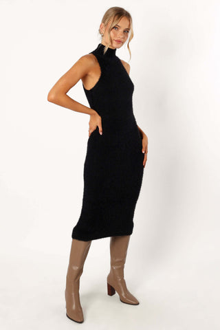 Sunni Turtleneck Midi Dress - Black - XL - Image 41