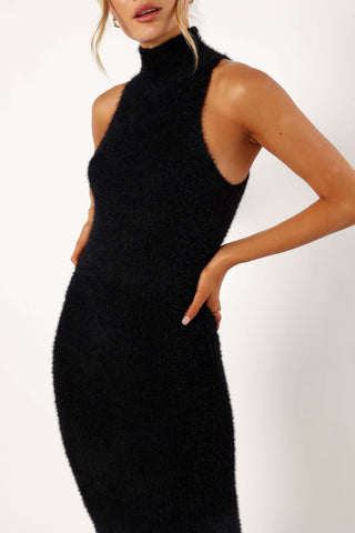Sunni Turtleneck Midi Dress - Black - XL - Image 42